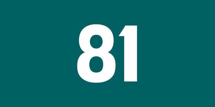 Số 81 mang nhiều ý nghĩa may mắn