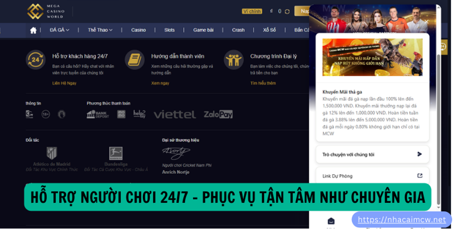 Hỗ Trợ Người Chơi 24/7 – Phục Vụ Tận Tâm Như Chuyên Gia